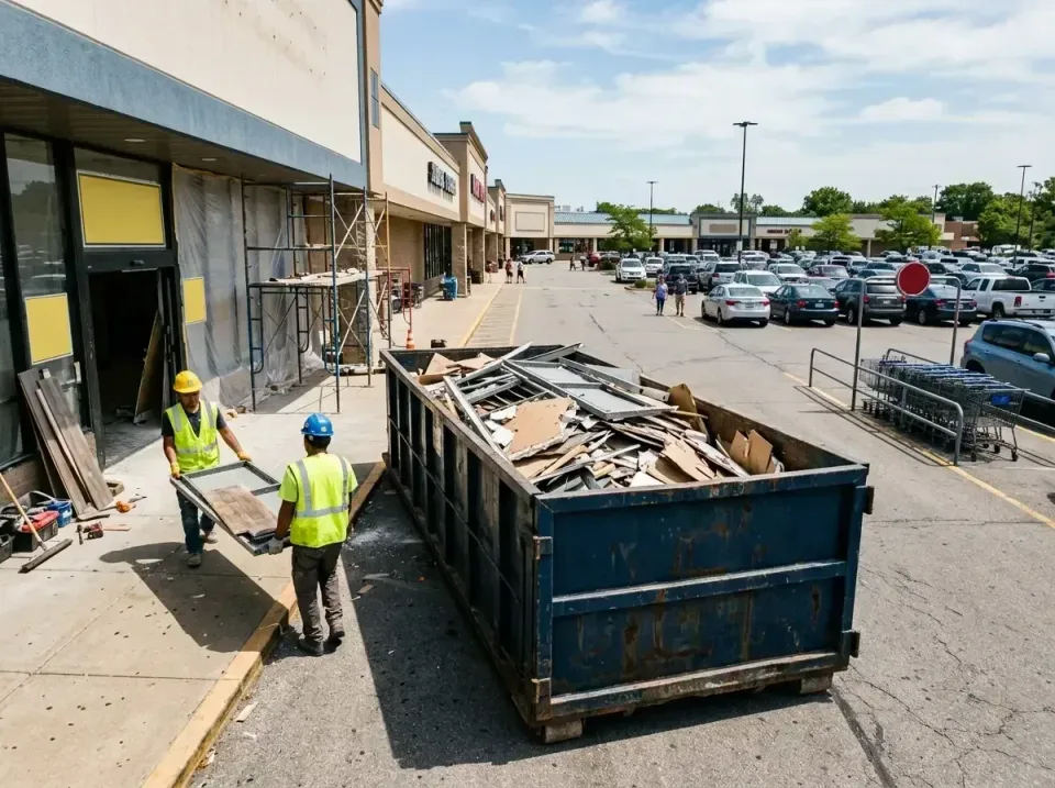 retail-store-renovation-debris-003 — frequently asked questions, Roll-off Dumpster Rentals in Lake Mills, WI